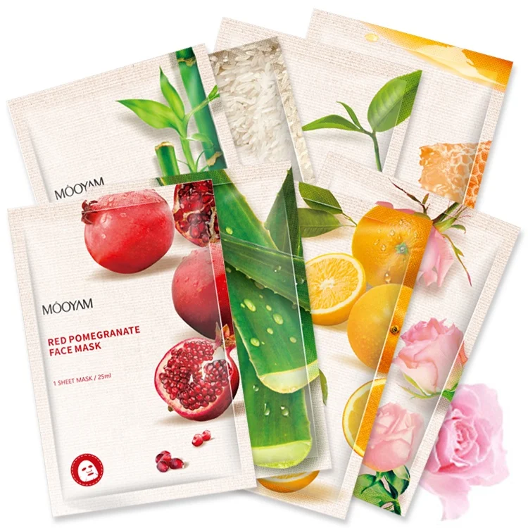
Customizable Natural Fruit Facial Mask Anti Wrinkle Nourishing Moisturizing Aloe Rice Beauty Facial Mask 
