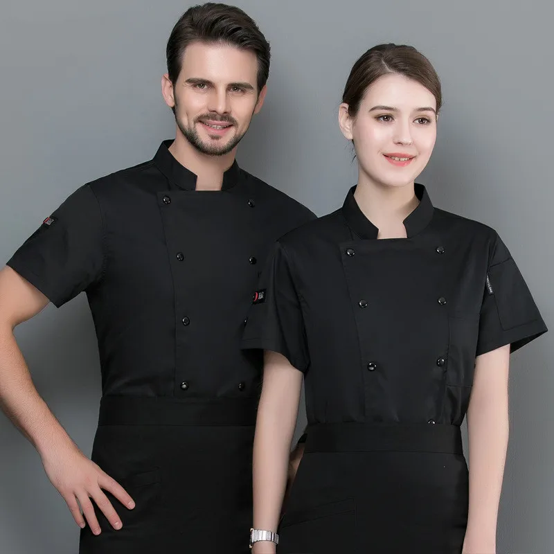 Hot selling French fashion chef uniform For Men & Women