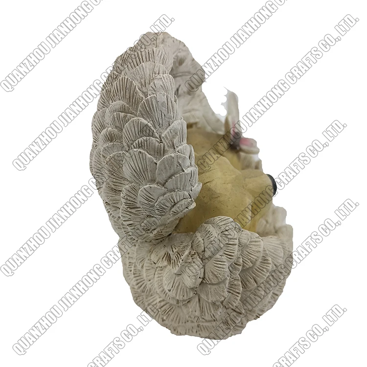 Polyresin figurines garden sleep animal decoration abstract resin mold animals sculptures