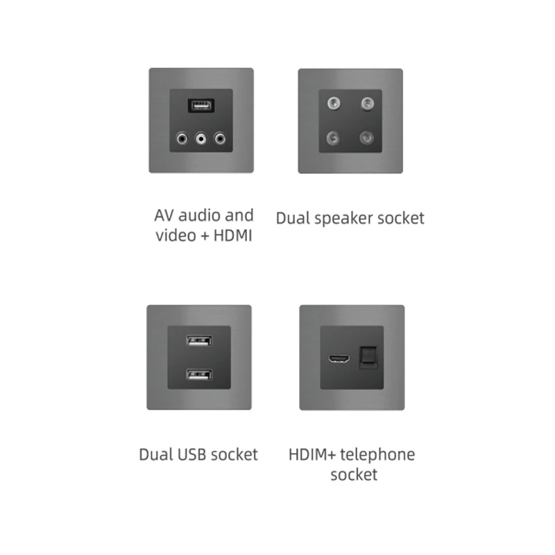 Hot sell 2022 popular tuya smart  home metal shell No battery wireless zigbee smart wall switch