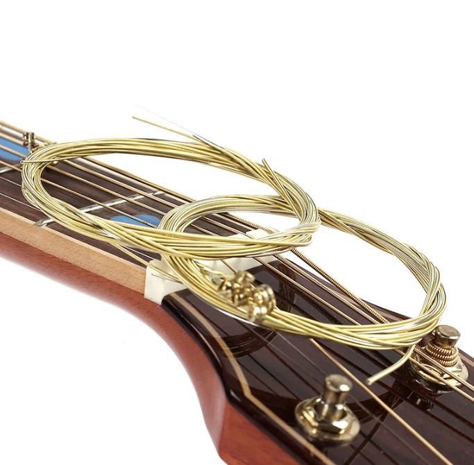 Acoustic Guitar Brass Strings Folk Guitar Steel Strings 6 Folk Bulk Strings