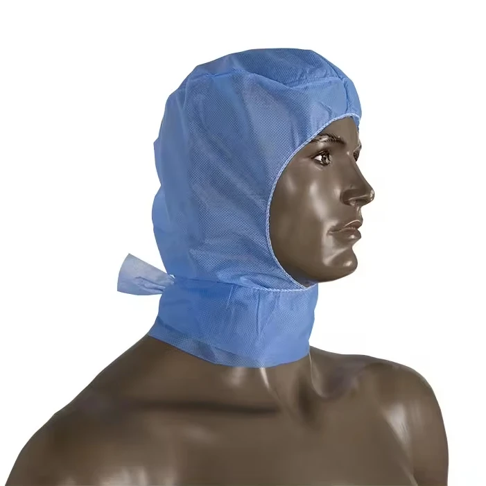 disposable medical surgical cap nurse cheap price medical suppliers non woven PP SMS medical bouffant doctor cap elastic