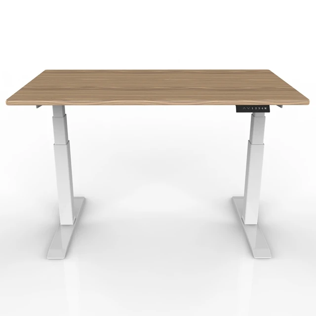 
Dual motors three sections 640-1290mm electric height adjustable sit standing up desk 