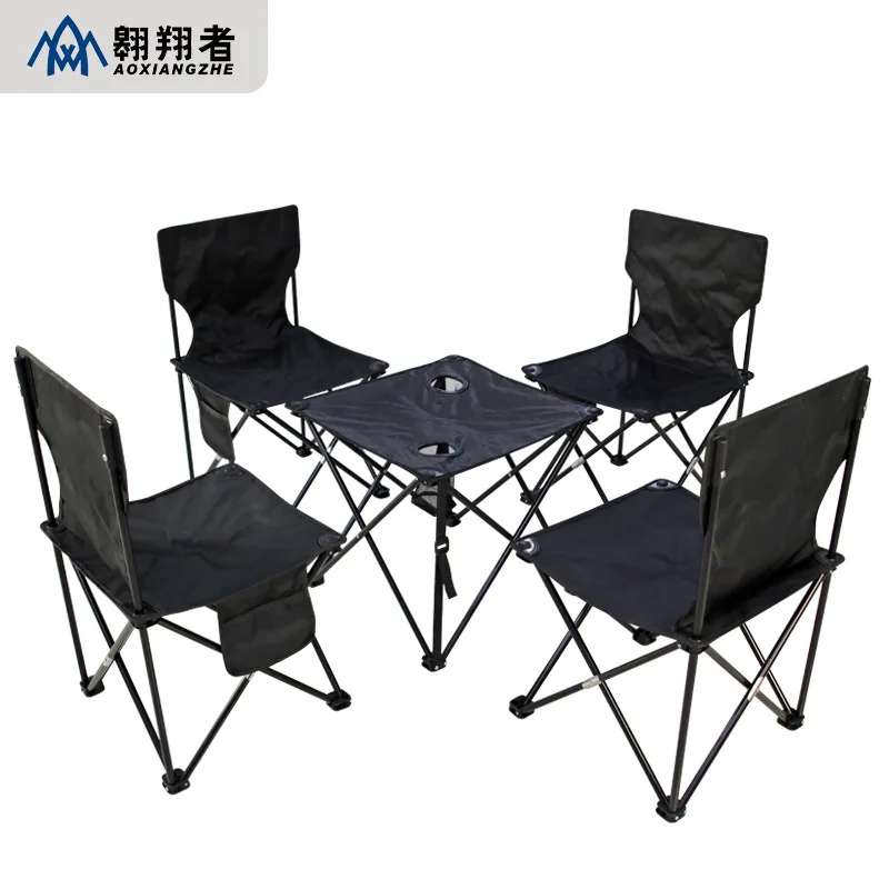 Hot Selling wholesale cheap outdoor lightweight aluminum folding picnic portable camping chair and table set manufacturers