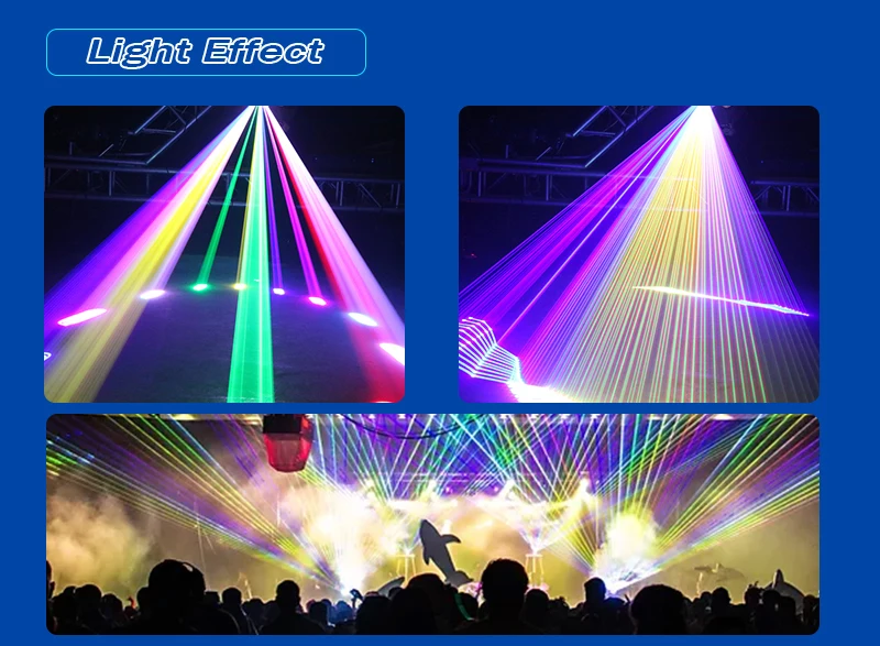 A1 series IP65 Waterproof Full Color Laser lamp DMX Animation Projector Party Beam Lights Lazer Light For wedding