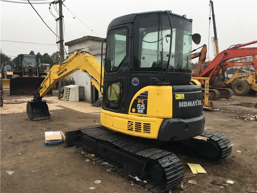 High Quality Japan Used Komatsu PC55MR2 Crawler Excavator for sale With Low Price  Mini Excavator Price Garden Mini Digger PC56