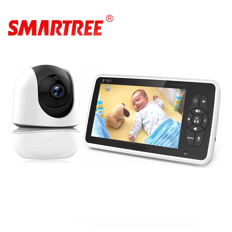 5 inch HD hot selling good quality smartree factory price baby monitor