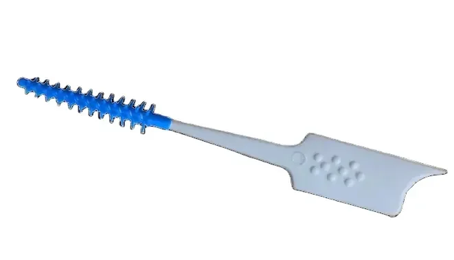 Soft Flexible Nylon Dental Interdental Brush Toothpicks for Effective Teeth Cleaning for Adults Children with Rubber Material
