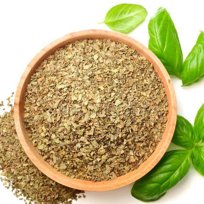 Factory supply wholesale price good quality spices and herbs dried basil leaves AD basil 1-3mm