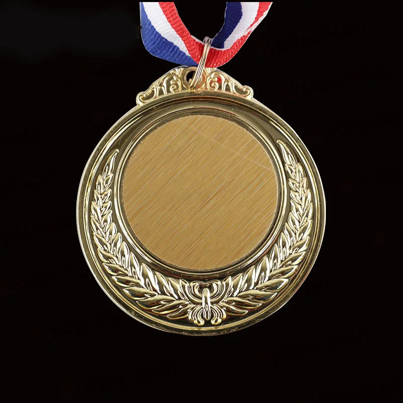 Custom Hot Sale Sublimation Metal Sports Marathon Blanks Medal Gold Silver Bronze  Medals