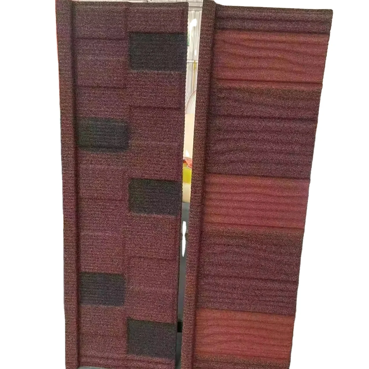 Factory direct supply building materials metal bond aluminium stone coated metal roof tiles used for house roof construction