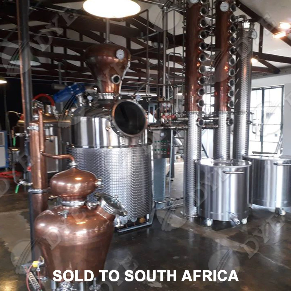 DYE Copper Distillation Equipment high quality alcohol making machine