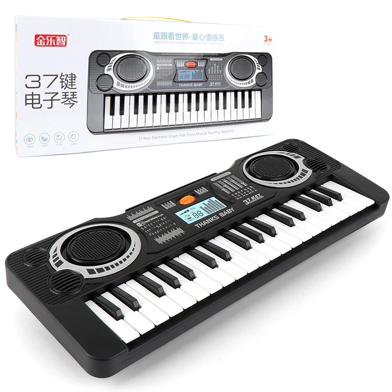 Tiktok net red children beginners 37 key electronic piano early education machine baby puzzle toy gift