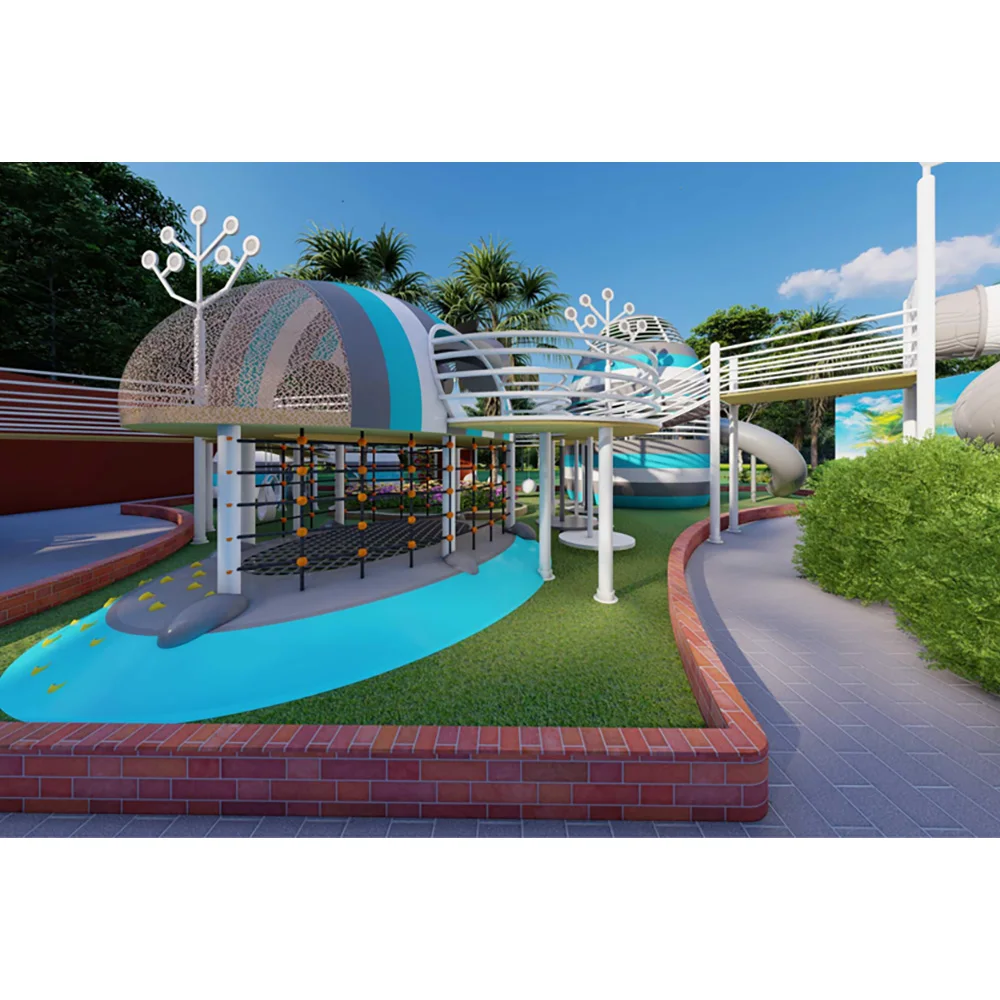 OEM playground equipment customized design outdoor large  playground for children play set