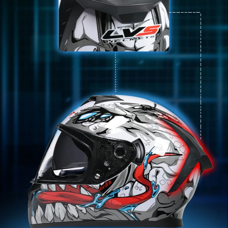 
LVS electric bicycle helmet abagabo nabategarugorihelmet double lens lovers bluetoth locomotive cool four seasons gray half f 