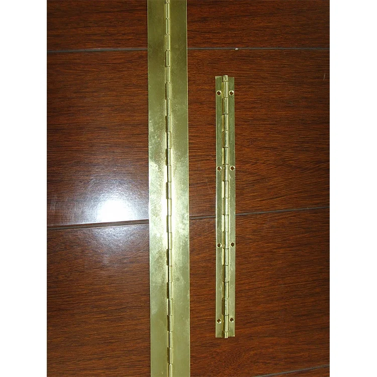 Best selling cheap furniture accessories brass long piano hinges