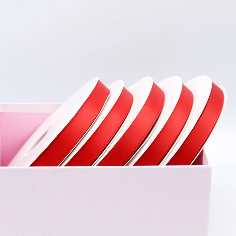 Wholesale custom print satin ribbon for gift wrapping ribbon rolls christmas ribbon and bow