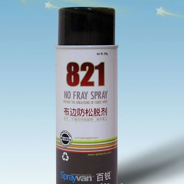 Textile fabric no fray spray, Cloth anti-curling spray  Factory production