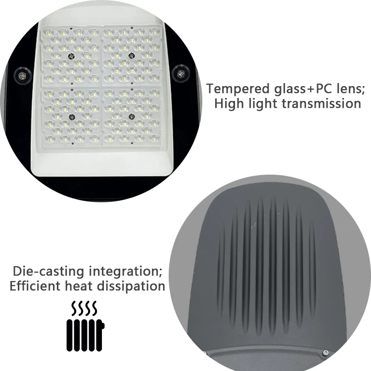 New Design Led Street Light 50W 100W 150W 200W High Efficiency 120LM/W Street Lights for Highway Road