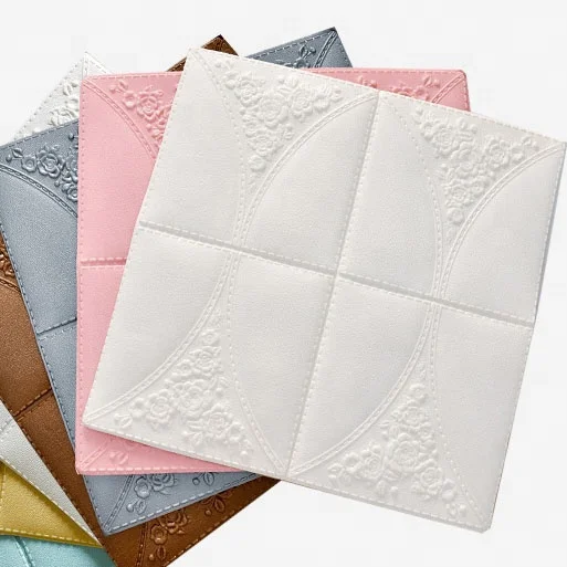 Self Adhesive DIY xpe foam Wallpaper 70*70cm CE Certificate 3D Brick pe Foam Wall Sticker panel for Home Decoration