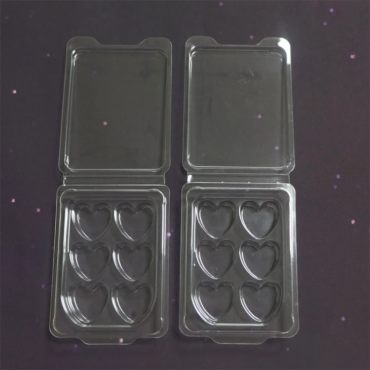 Manufacture wholesales Plastic blister wax clamshell Soy Candles Tarts Melts best soy wax for containers