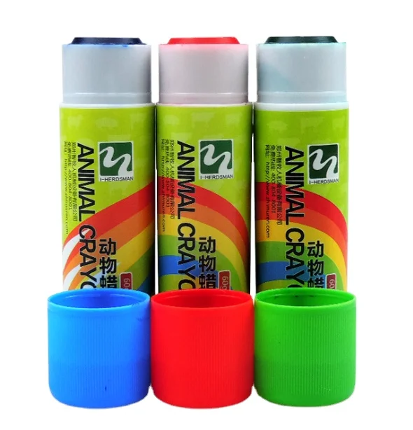
Veterinary animal marker red blue green crayon for pig  (1600220022407)