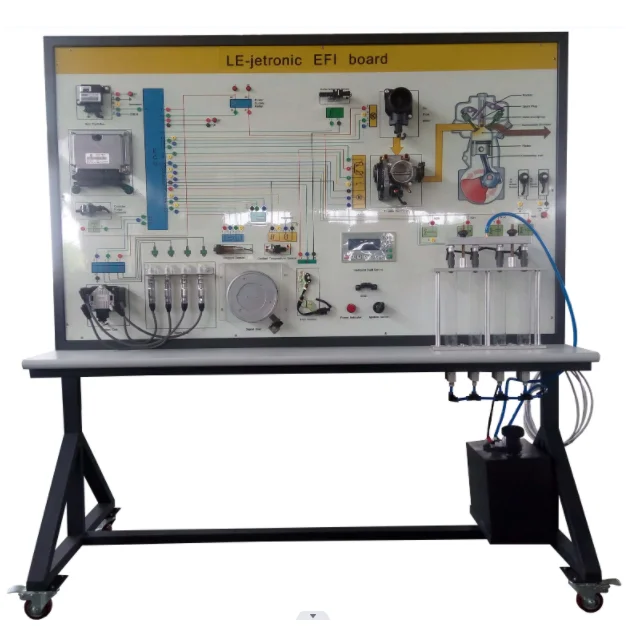 AUTOMOBILE MOTRONIC TRAINING BOARD  engine electronic controlsystem apparatus study bench teaching education didactic trainer