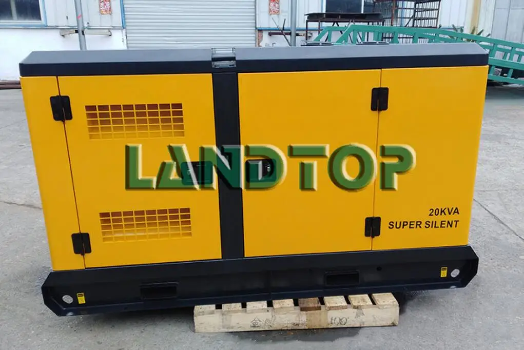 LANDTOP Portable 10KW 15KW 20KW 25KW 30KW 35KW 50KW 120KW Diesel Power Generator Soundproof Factory Price