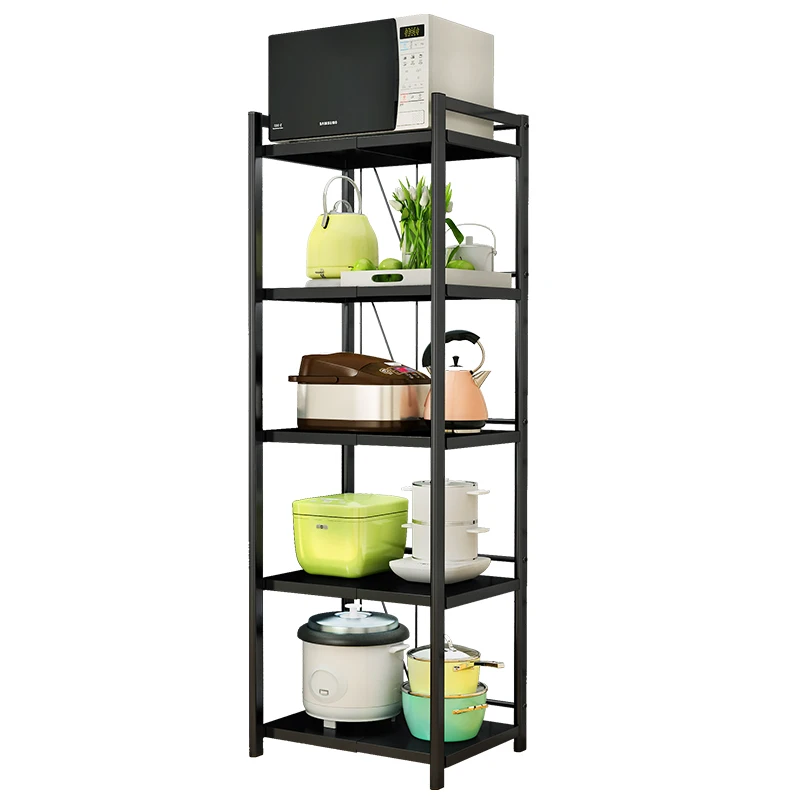 5 Tier Shelving Units Storage Rack Su preme Wire Shelving Organization Black Kitchen Shelves