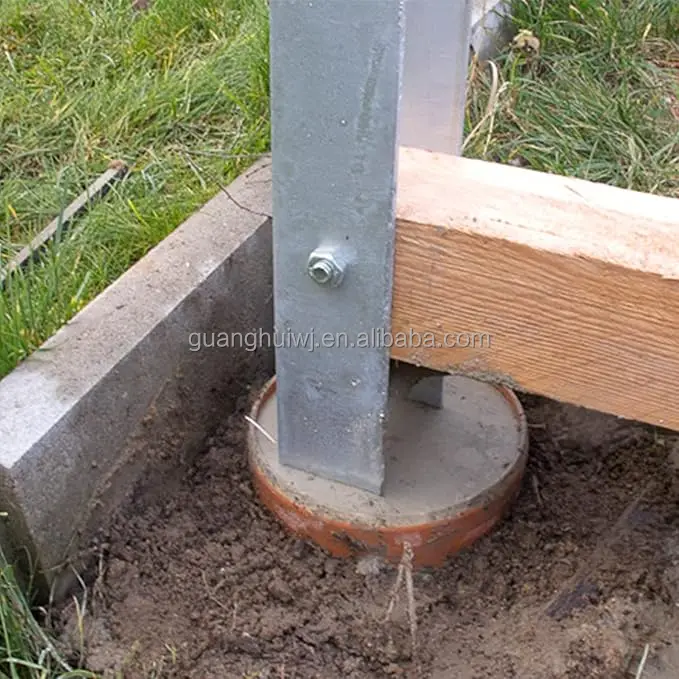 Post anchor H-form pole anchor