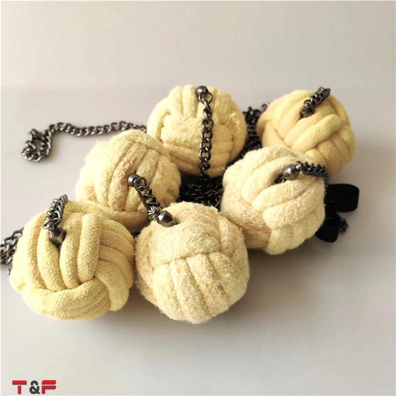 Spinning aramid ropes monkey fist fire performance Monkey fist