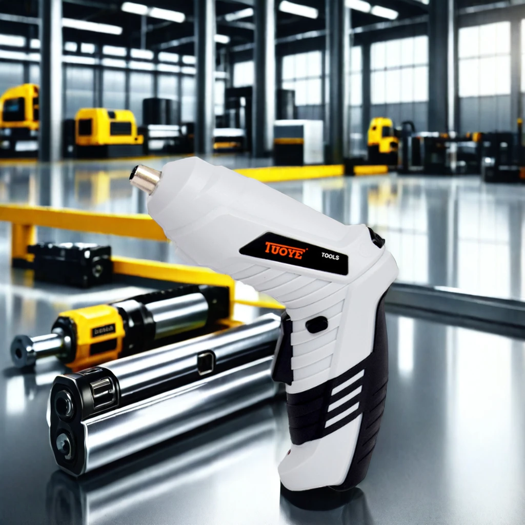 3.6V Folding Electric Screwdriver Small Lithium Impact Wrench Mini Electric Hand Drill with Plastic Box