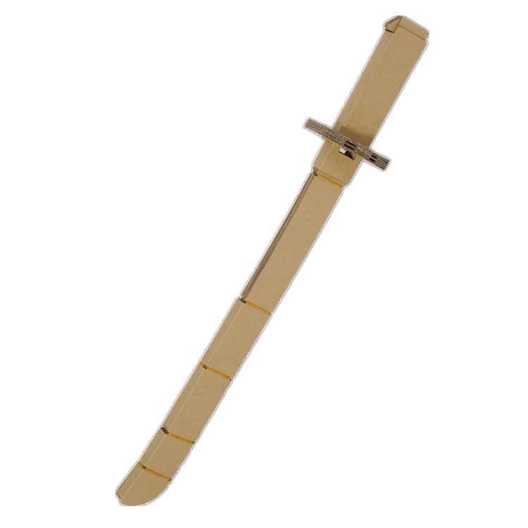 Cosplay Graffiti Cardboard Corrugated Paper creative handmade toy sword Warrior Knife toys for kids