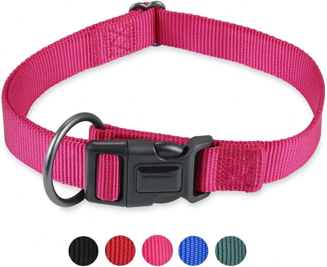 OEM Manufactures Nylon Adjustable Pit Bull Dog Collar 2 Inch