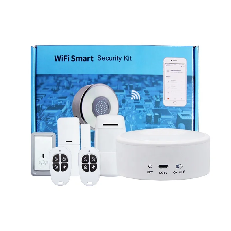  Tuya Wi-Fi Rf433 Умный домашний концентратор сирена Беспроводная охранная