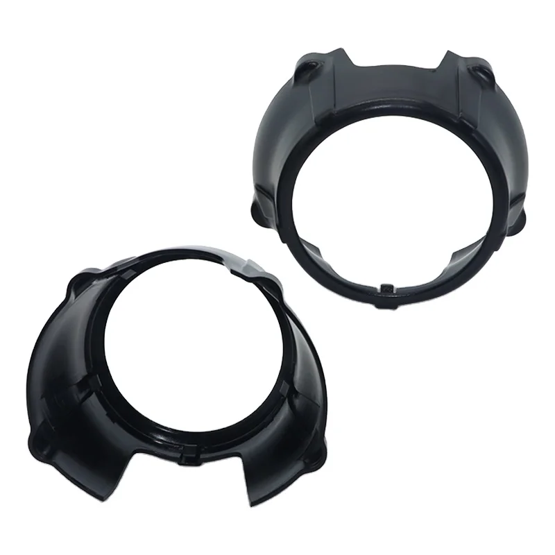 For Car Bus Truck Led HID Projector Bifocal Lens Headlight Shroud Angle Eyes With DRL Turning Light Halo Ring Cover Accessories