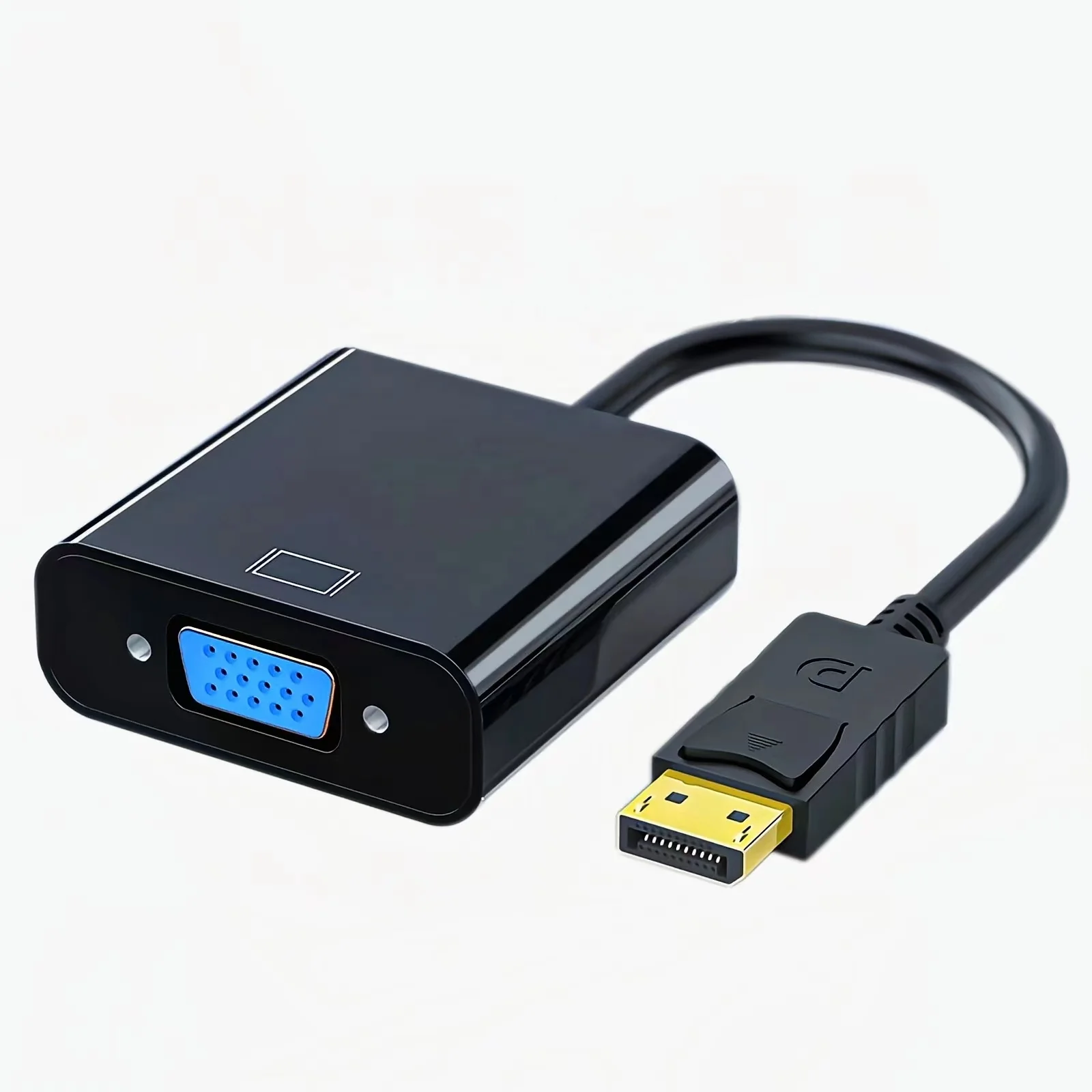 Custom wholesale Gold Plated 1080P Display port male to vga 15pin female adapter converter cable displayport DP to vga