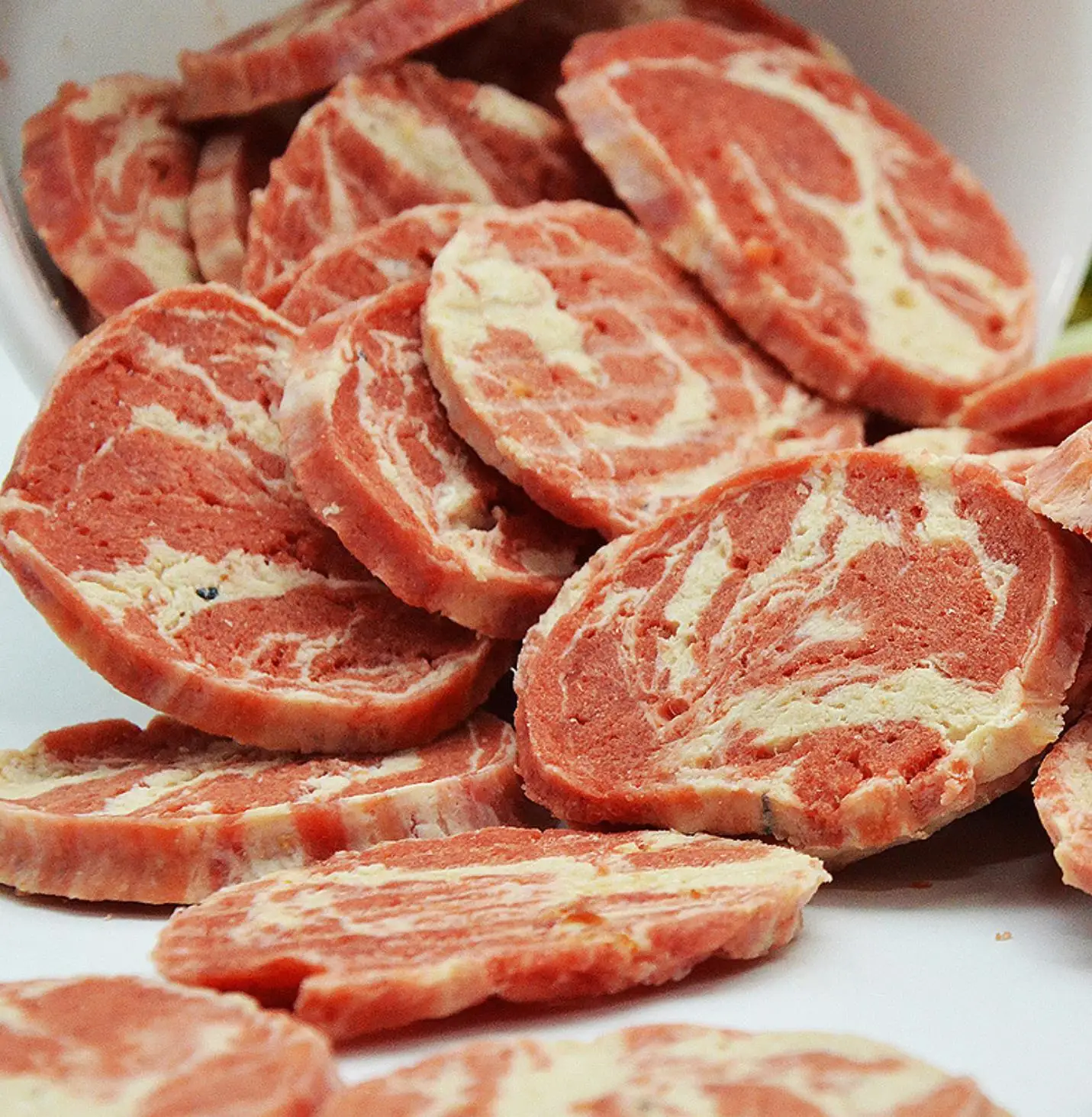 OEM Amazon Горячий питомец veggie здоровая кишка лосось и кодфиш круговой чип сухого угощения собаки