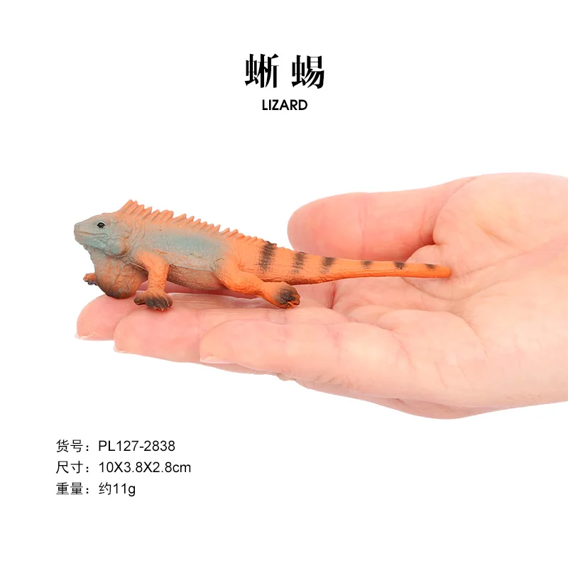 Wholesale Solid PVC Simulation Statue Model Reptile Lizard Animal Figurines Toys