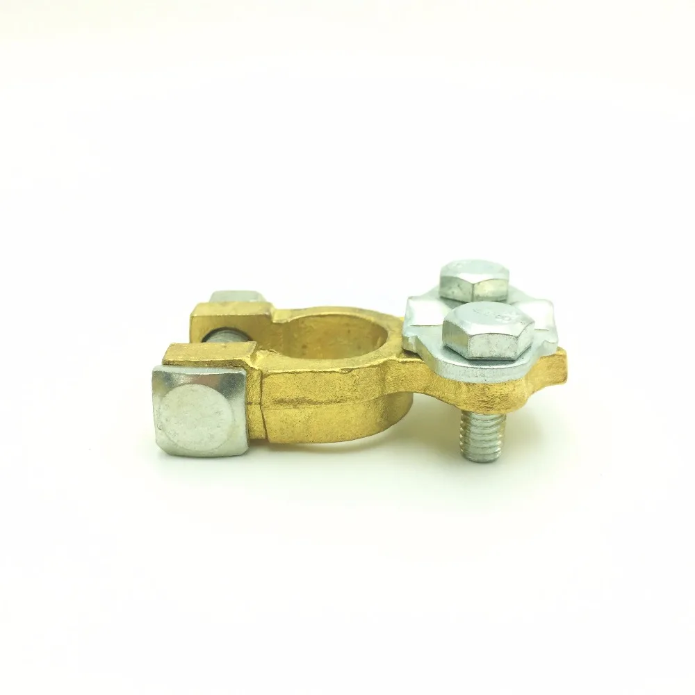 High quality solid brass car aa battery terminals cable connectors clamp