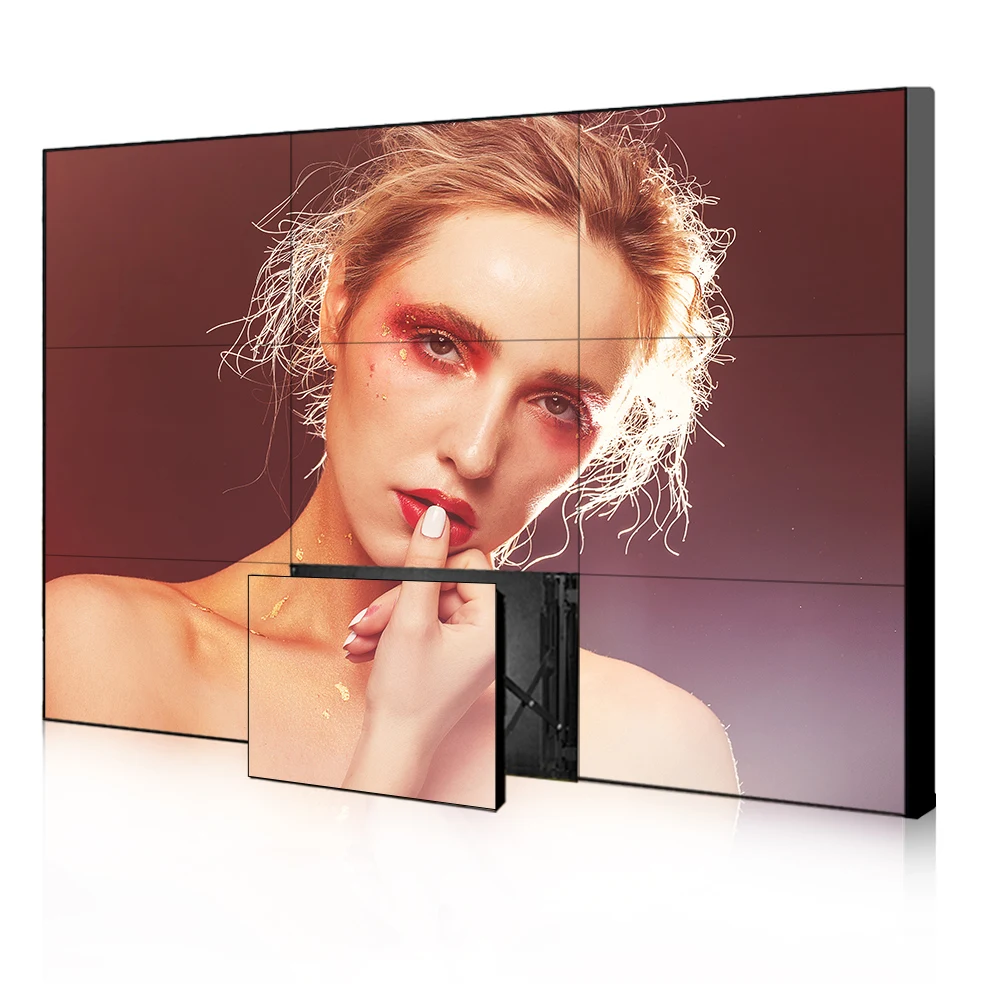 55 Inch Lcd TFT Computer Advertising Display Indoor stage event led screen splicing led display multimedia lcd splicing screen