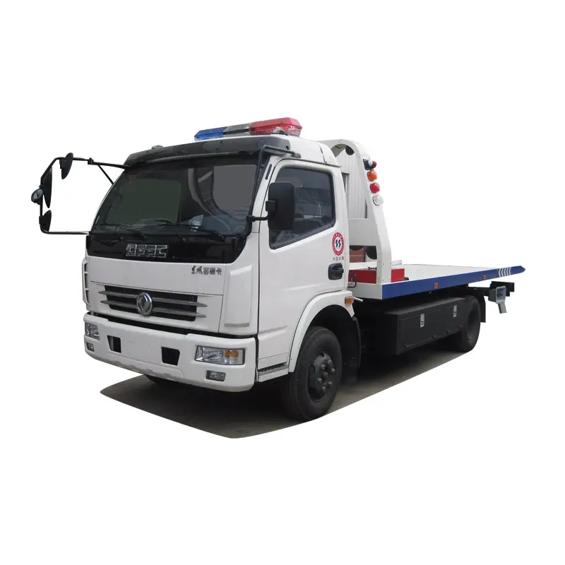 5ton road recovery truck tow truck 4x2 platform towing car carrier wrecker truck