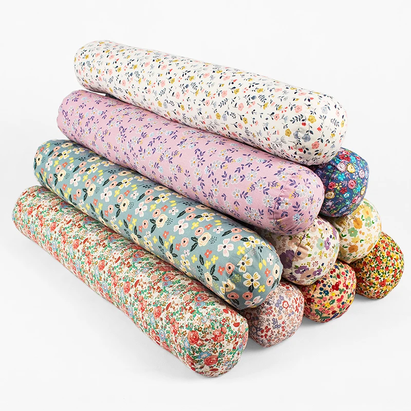 Wholesale Foam Pillow Memorial Cervical Neck Roll Pillow Cylinder Round Cushion Support Bamboo Pillow