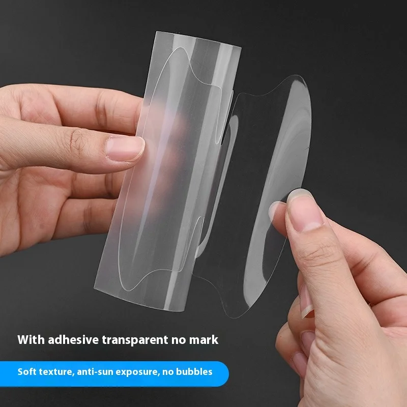 Car Door Handle Bowl Scratch Protective Stickers Universal Invisible Cars Sticker Car Handle Anti-collision Protection Strip