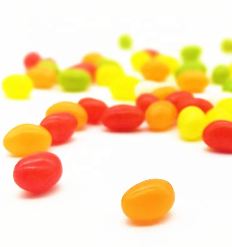 Factory Cheap Price Crispy Fruity Jelly Bean Candy