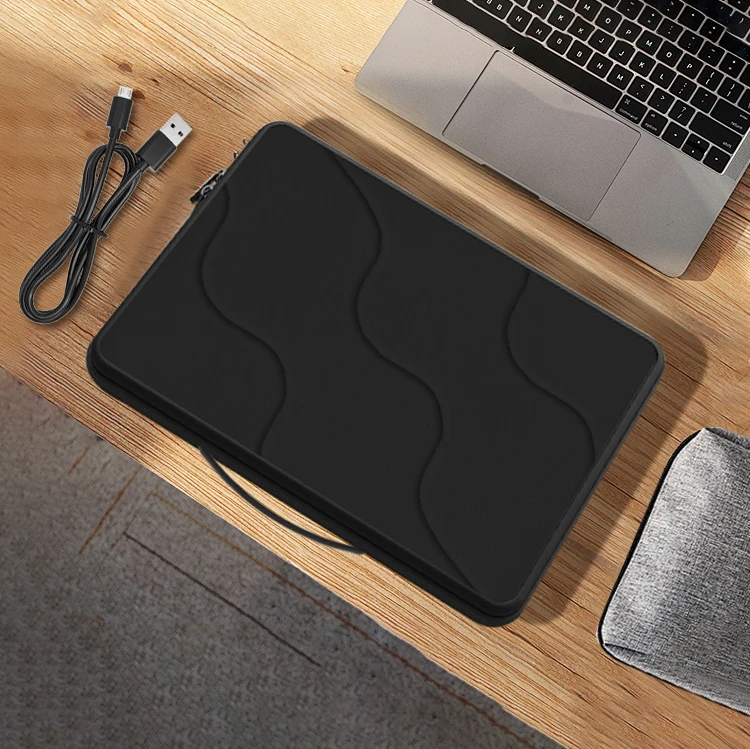 Eva Hard shell waterproof computer bag men business style 13inch laptop briefcase sleeve case tablet bag black laptop bag