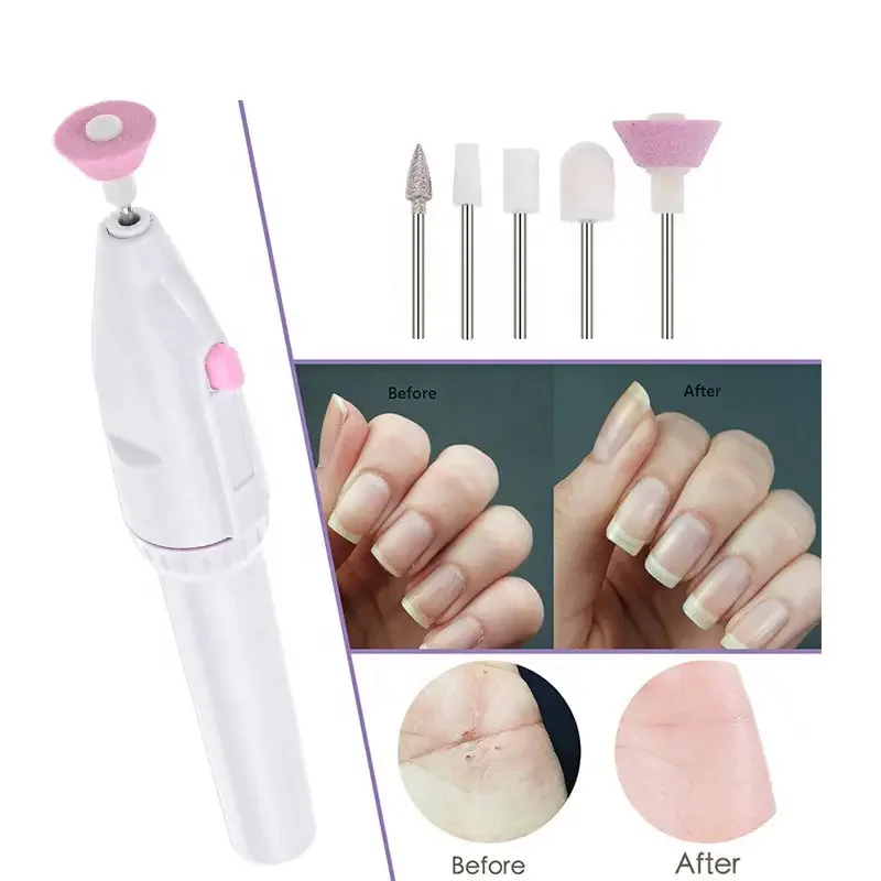 Electric Nail File Manicure Pedicure Nail Drill Set 5 In 1 Grinder Grooming Personal Manicure And Pedicure Nail Art Tools