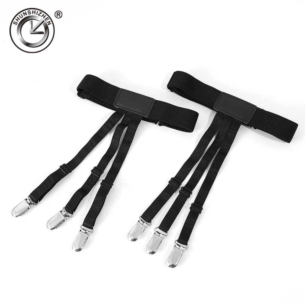 wholesale black shirt suspenders Adjustable mens shirt strap