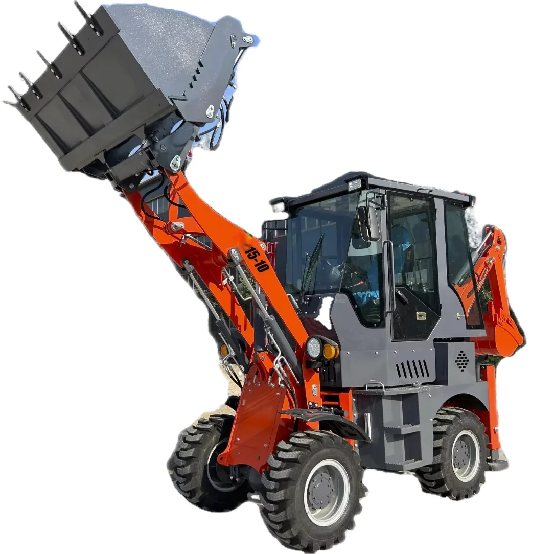 2024 SNSC High Quality Mini Wheel Loader 3500KG Durable Durable Engine Core Component Mini Backhoe with 1500KG Rated Load