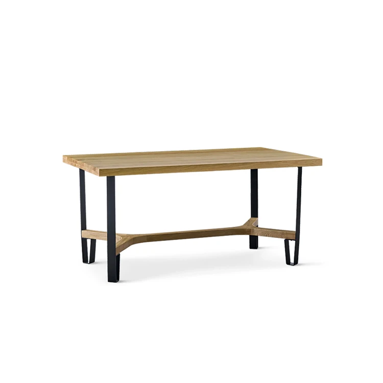 China Supplier Wholesale Solid Wood Set 100% Solid Oak Dining Table